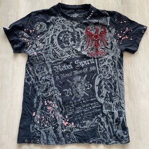 Red and Black Rebel Spirit shirt